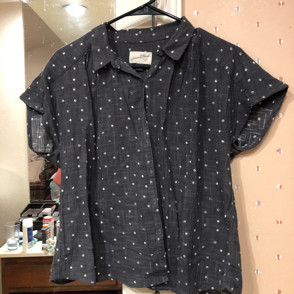 Polka dot blouse